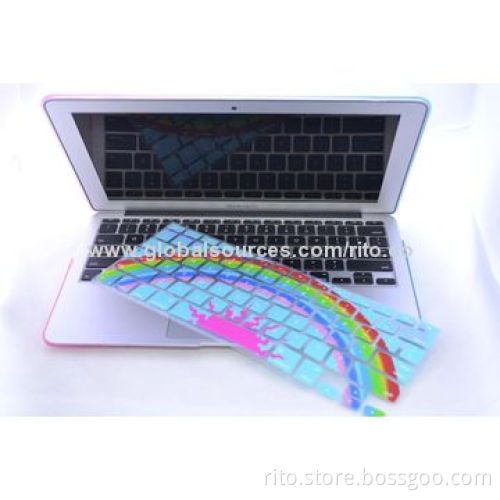 New Arrival Colorful Design Silicone Keyboard Protector for MacBook Air 11"